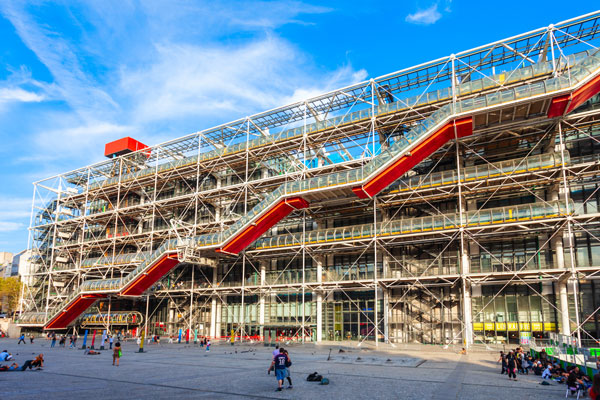 Centre pompidou (proche de l'Hôtel Royal Madeleine)