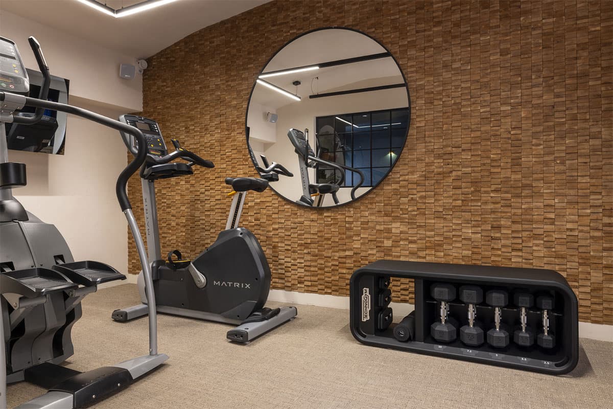 Fitness room at the Hôtel Royal Madeleine (Paris 8)